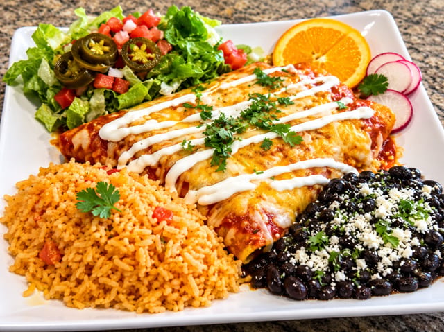 Chicken Enchiladas.