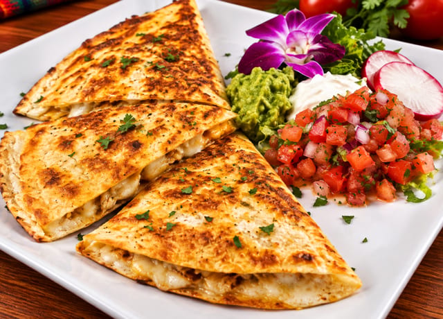 Chipotle Mayo Chicken Quesadilla.