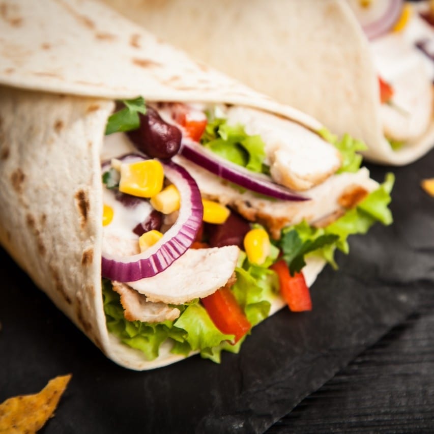 Mix Veggie Burrito.