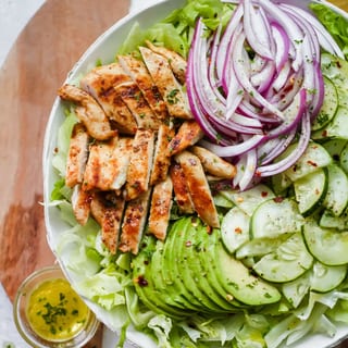 Grilled Chicken Avocado Salad