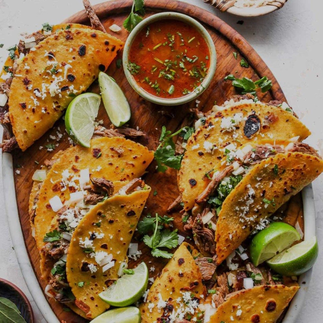 3.Beef Birria Tacos.