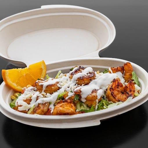 Cajun Grilled Shrimp Bowl.