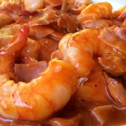 Camarones a la Diabla.