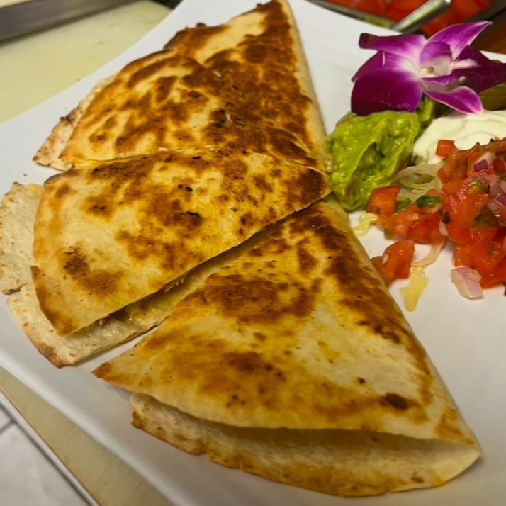 Cheese Quesadilla.