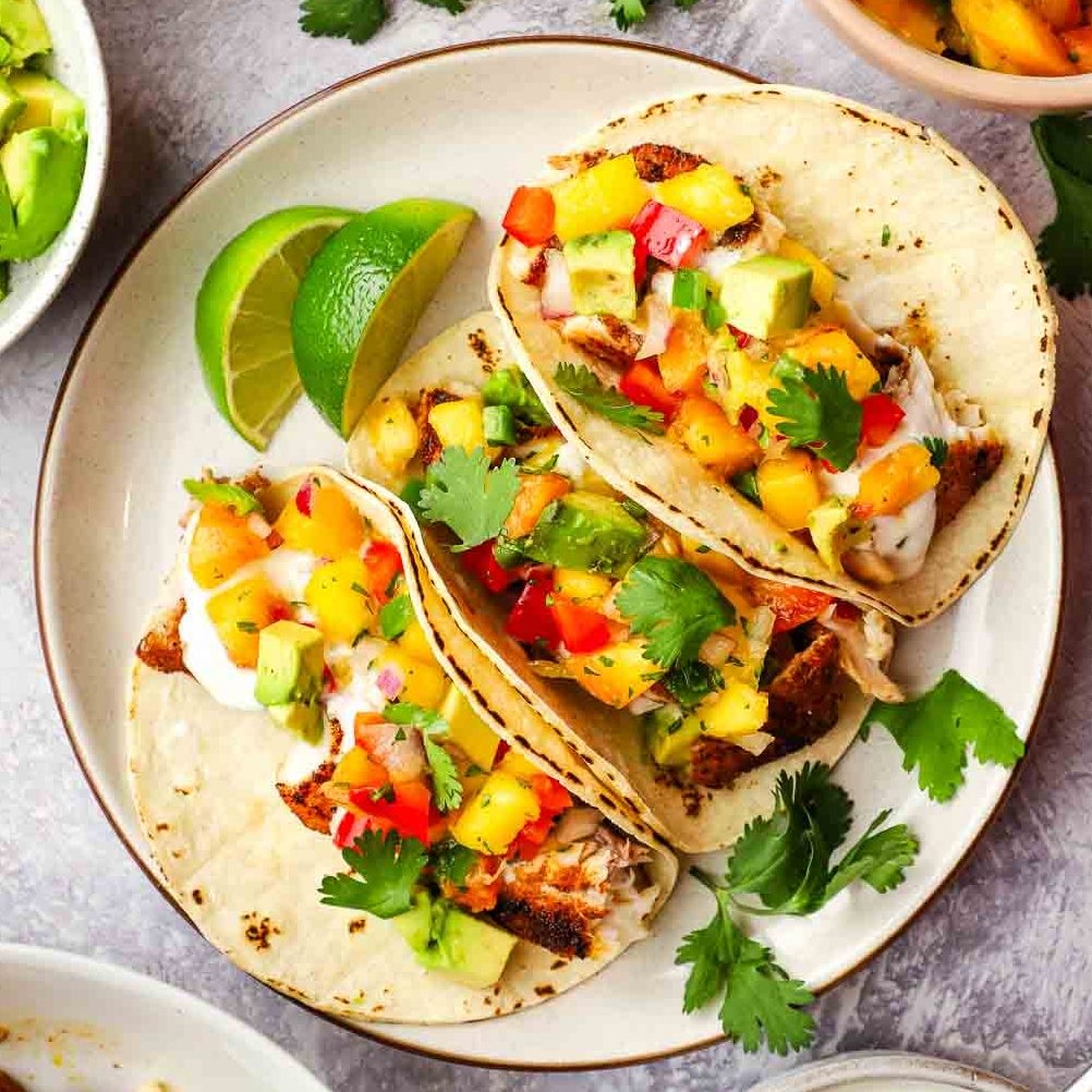 Snapper Fish Tacos.