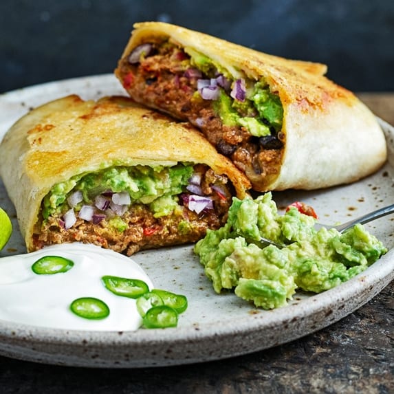 Chicken & Shrimp Burrito.