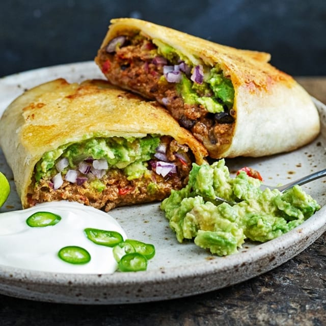 Chicken & Shrimp Burrito.