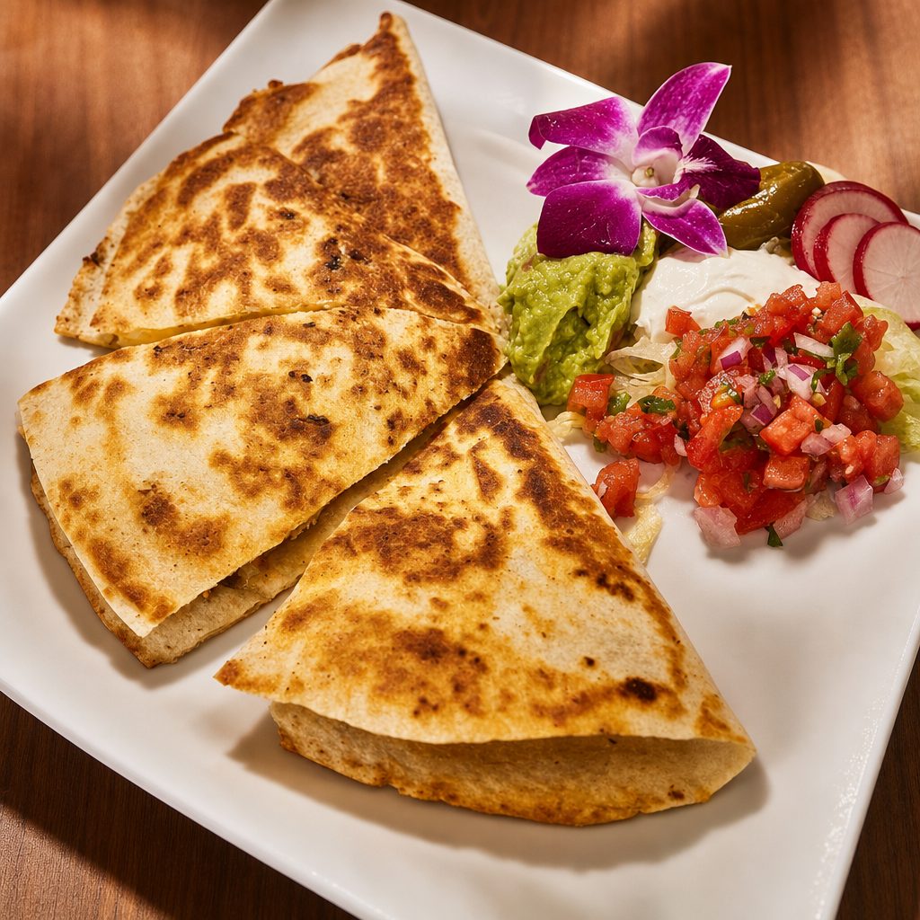 Chicken Steak Quesadilla.