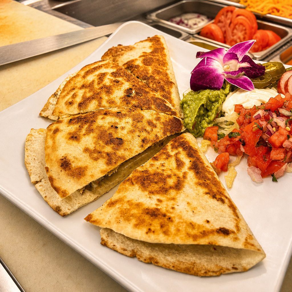 Buffalo Chicken Quesadilla.