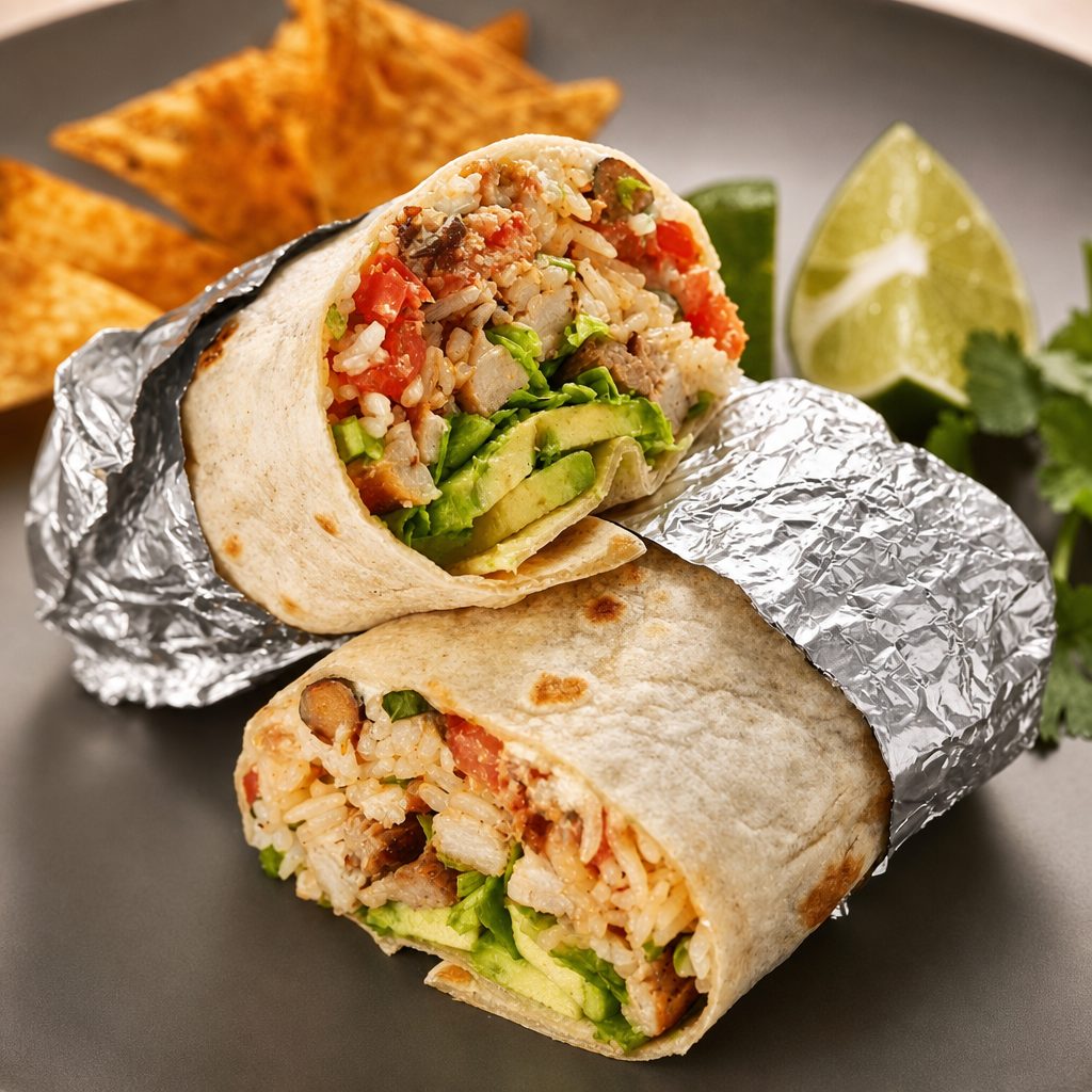 Salmon Burrito.
