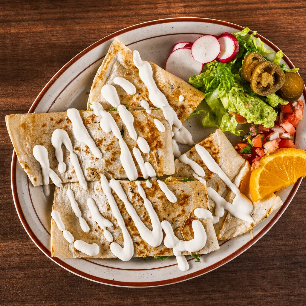 Shrimp Quesadilla.