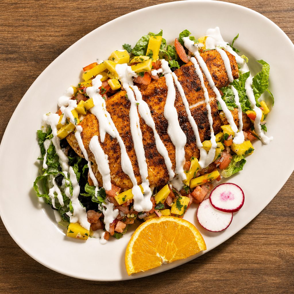Fiesta Salmon Bowl.