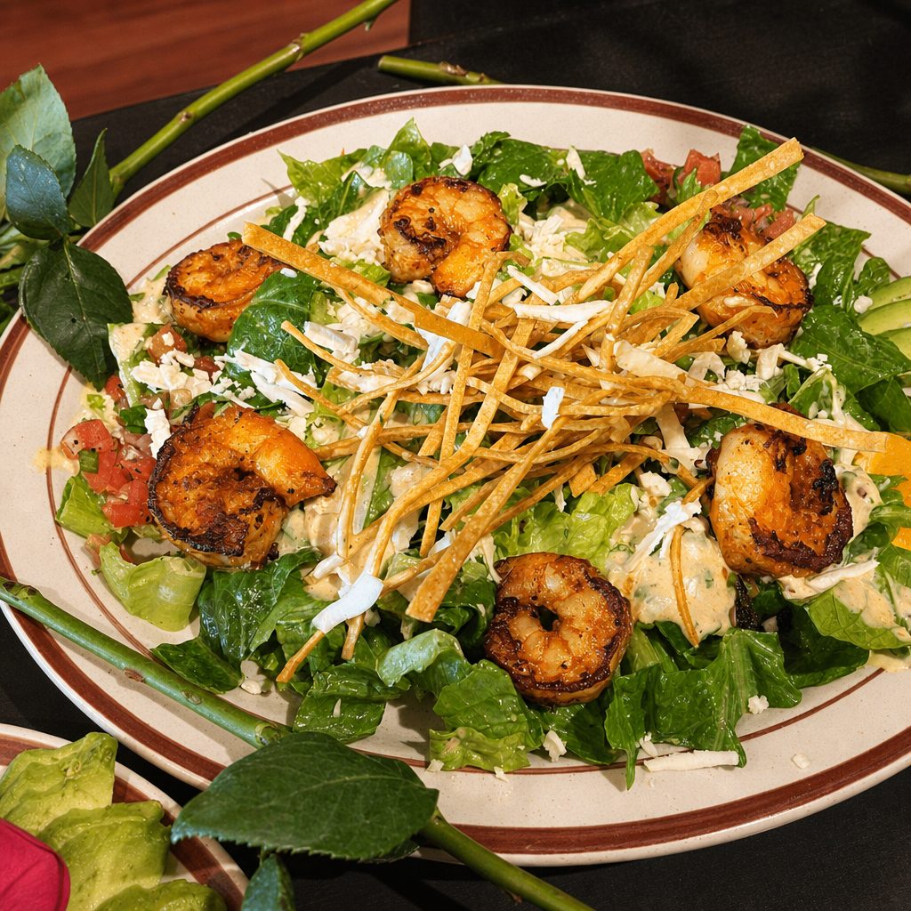 Chipotle Shrimp Caesar Salad.