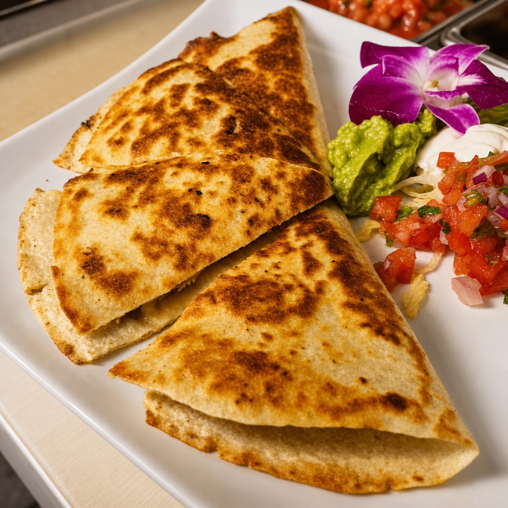 Cheese Quesadilla.