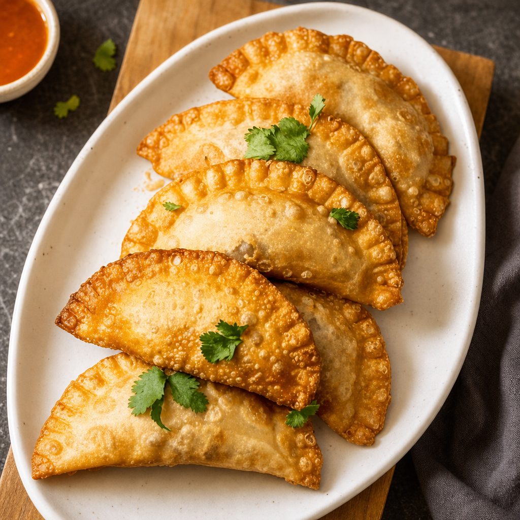 2 Chicken Cheese Empanadas.