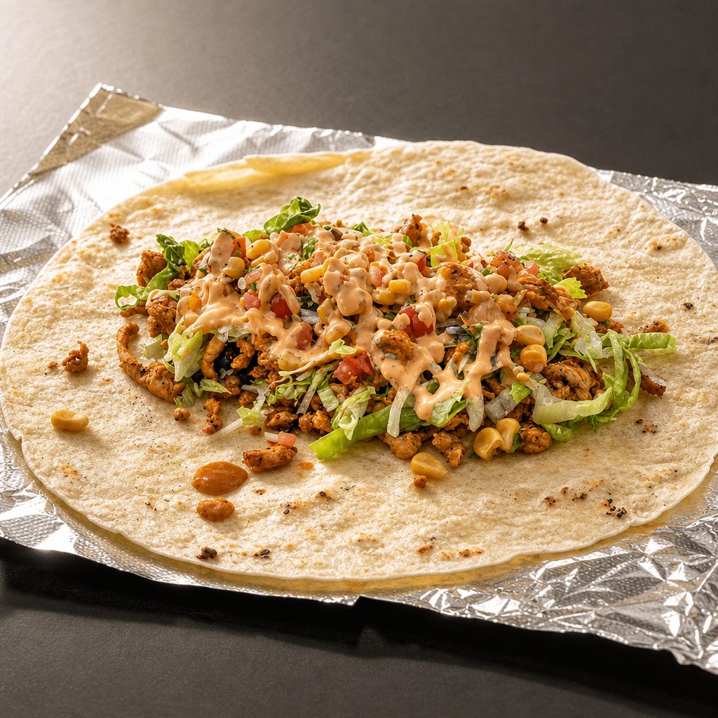 Spicy Chicken Burrito.