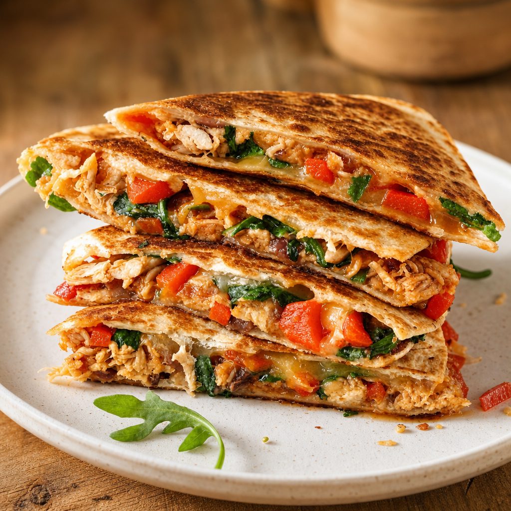 Shrimp Fajita Quesadilla.