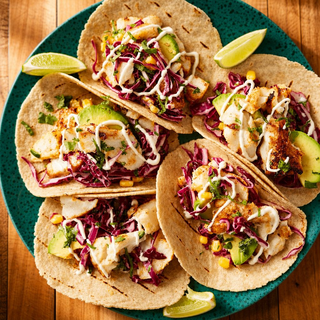 Mahi Fish Tacos.