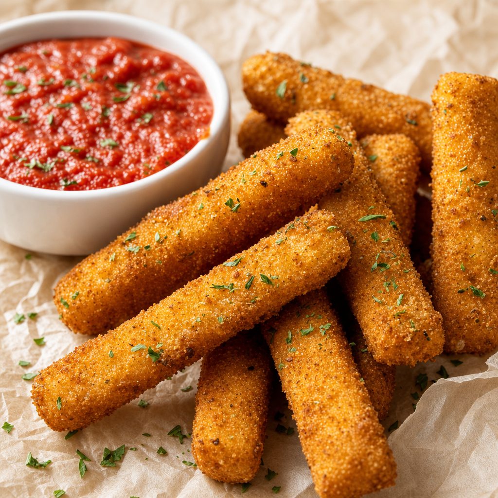 8 Mozzarella Sticks.