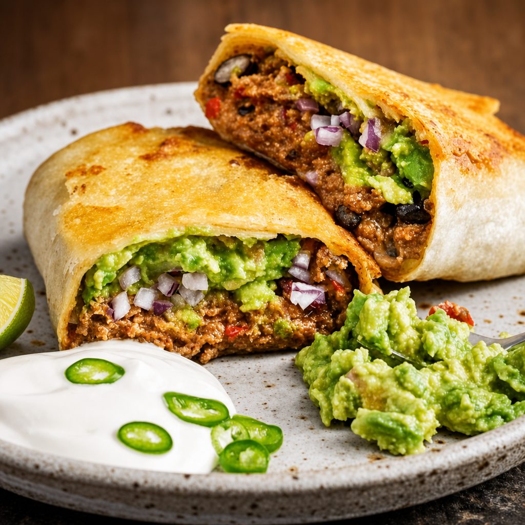 Chicken & Shrimp Burrito.