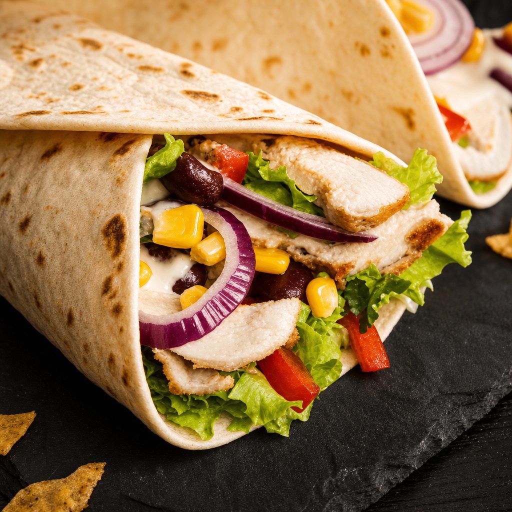 Mix Veggie Burrito.
