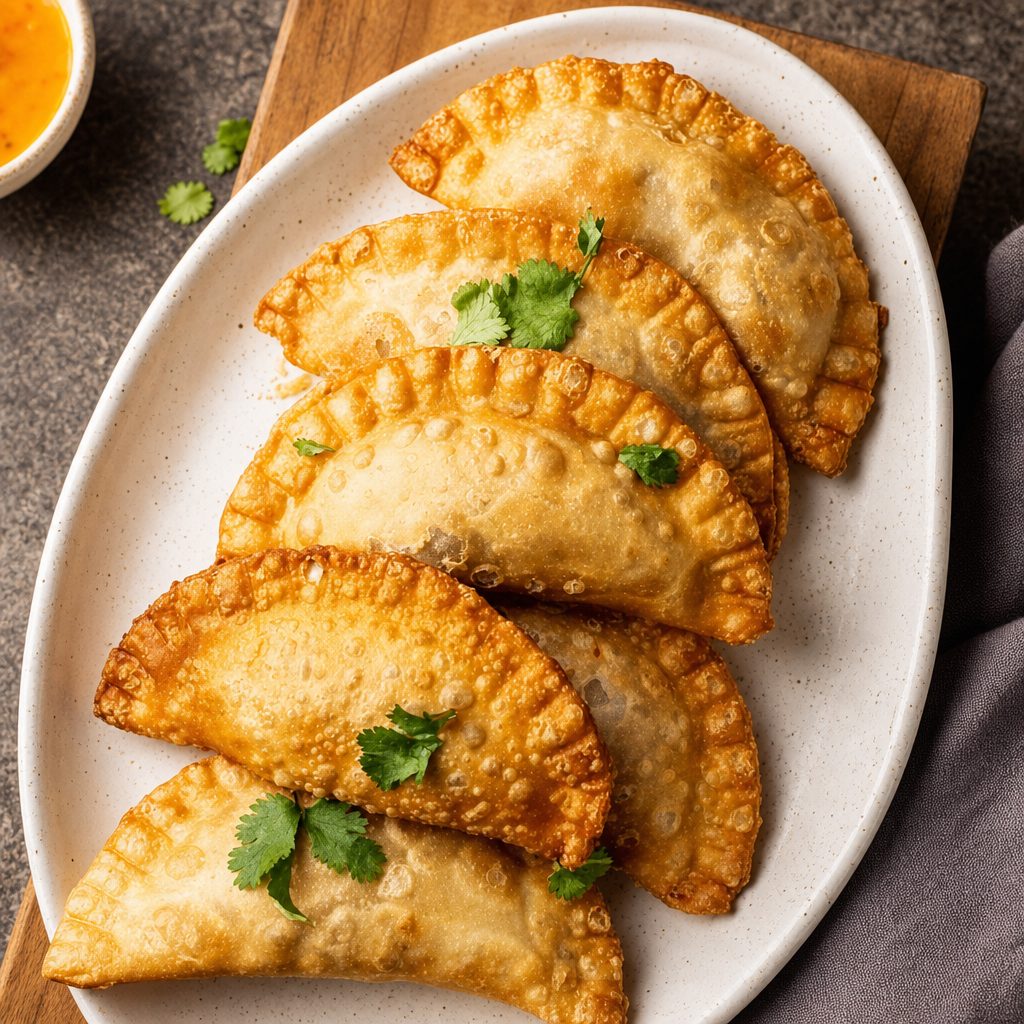 2 Ground Beef Cheese Empanadas.