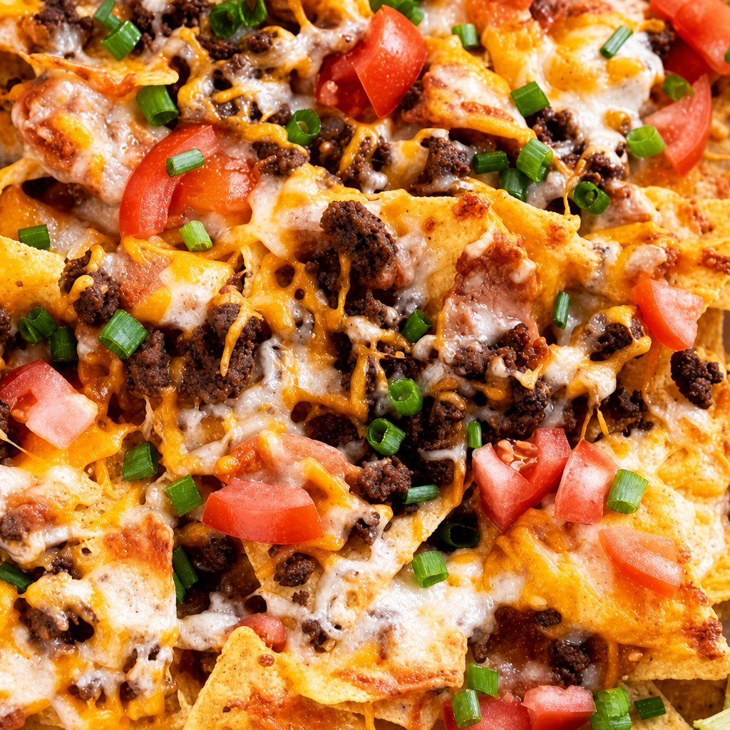 Ground beef nacho supreme.