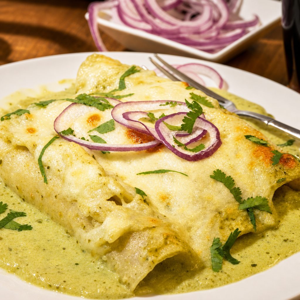 Enchiladas Suizas.