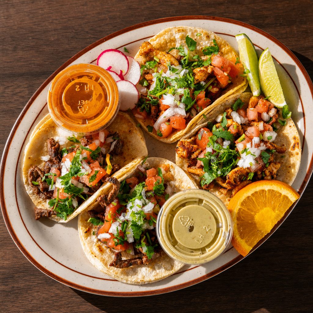 3.Spicy Chicken Taco.